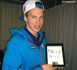 FIN vs LAT Jere Sallinen
