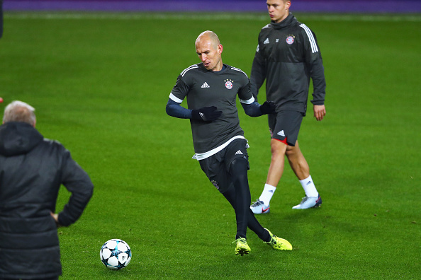 Bayern Muenchen Training and Press Conference