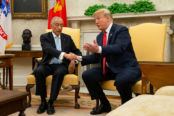 President Trump Hosts President Of Portugal Marcelo Rebelo de Sousa At The White House