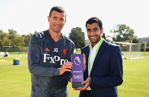 Javi Gracia Wins the Barclays Manager of the Month Award – August 2018