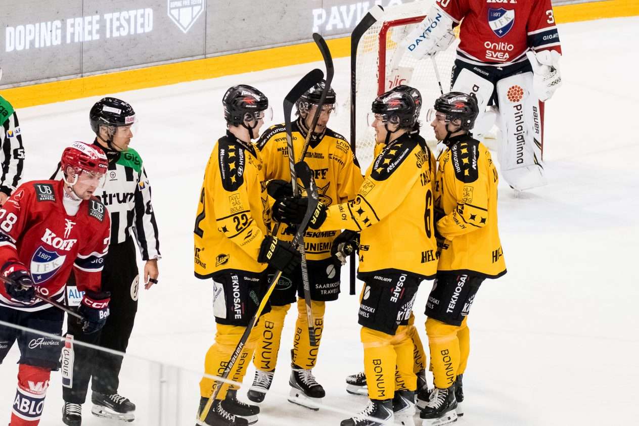 SaiPa murskasi Olli Jokisen johtaman HIFK:n 16.10.2026. Ottelu päättyi SaiPan 7–1-voittoon.